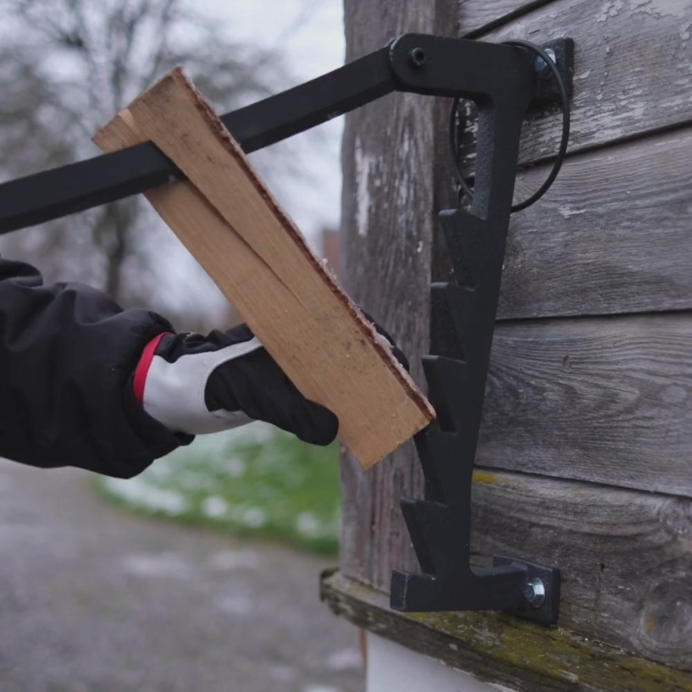 Wall-mounted Wood Splitter - Skip the axe!